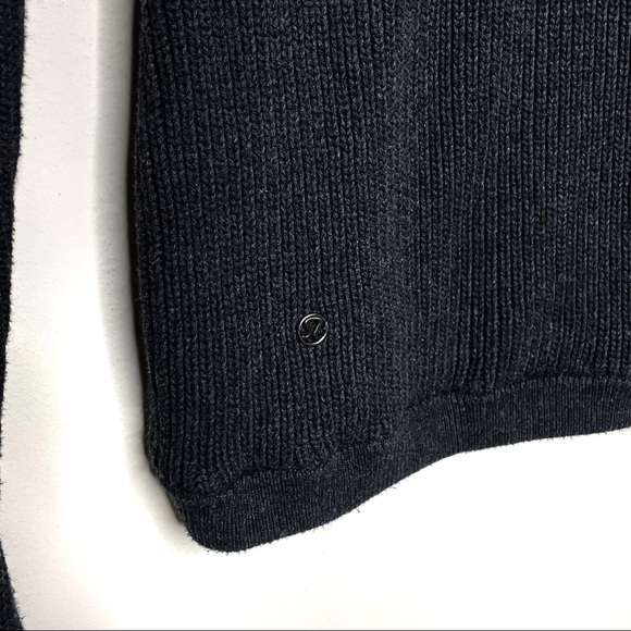 Lululemon The Sweater The Better Heathered Black Size 2 - Picture 13 of 16